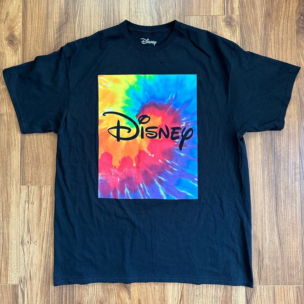 Disney Tie Dye Logo Men’s XL T Shirt